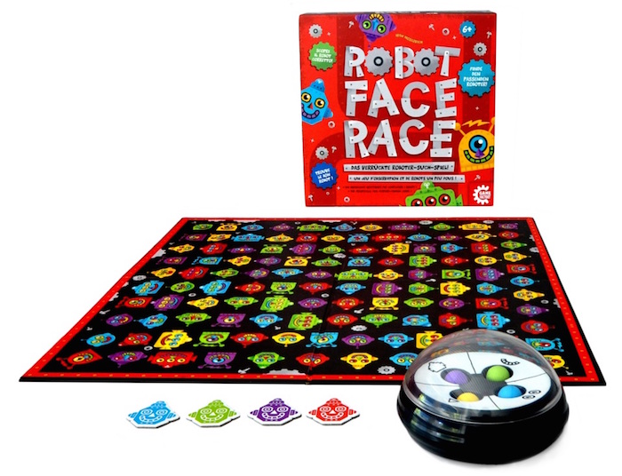 robot face race