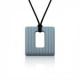 Square Chewy Necklace Pendants